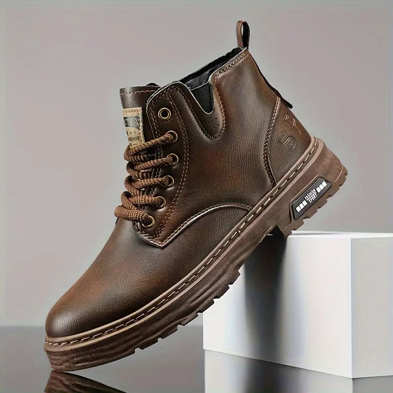 bottes casual en cuir, élégance intemporelle pour l'automne-hiver
