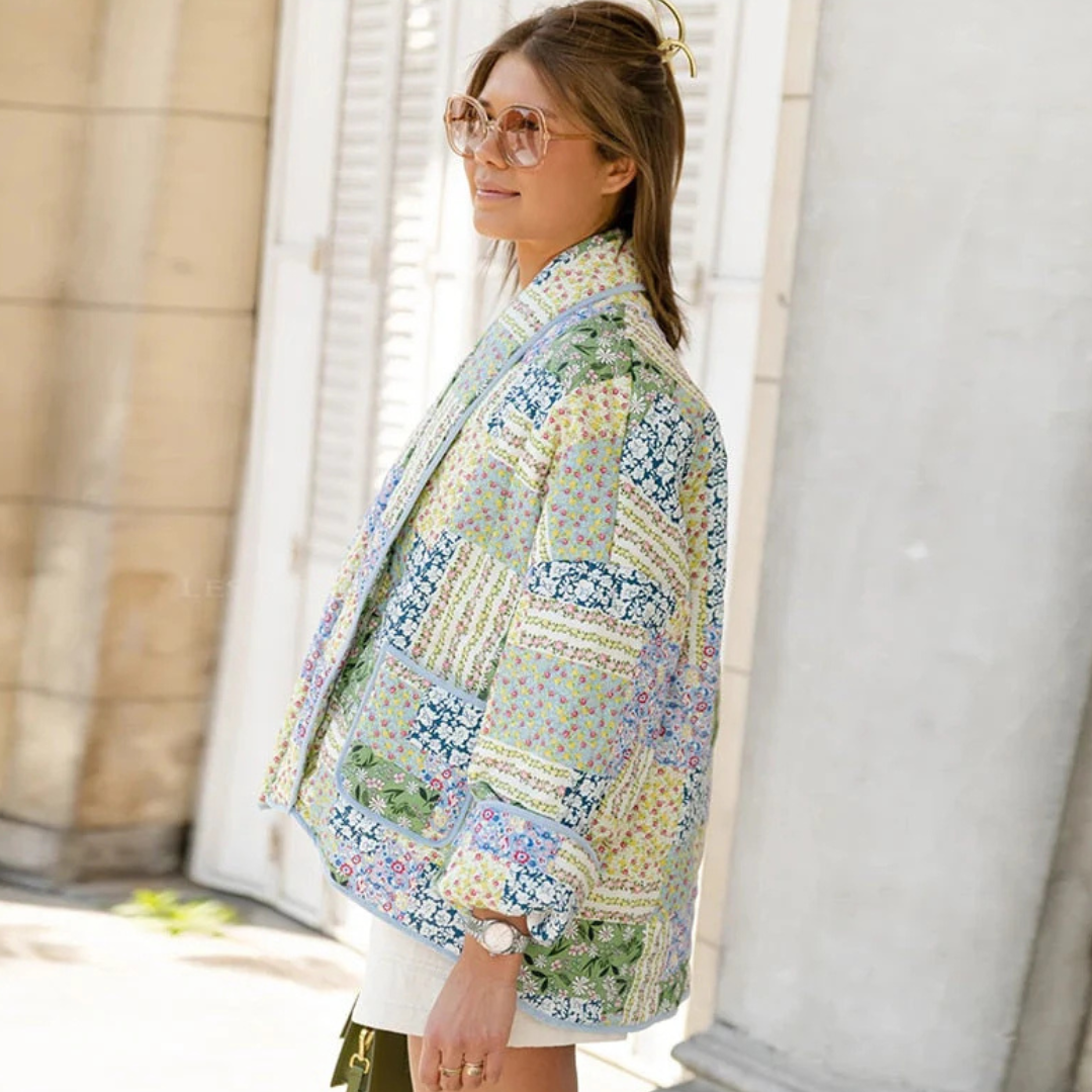 Veste en tissu Liberty, élégante et confortable pour l'automne-hiver