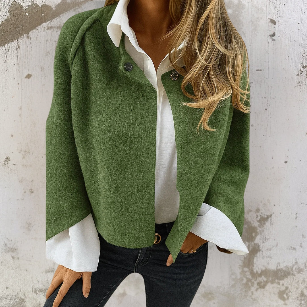 veste courte en tissu chaud pour un confort élégant en automne