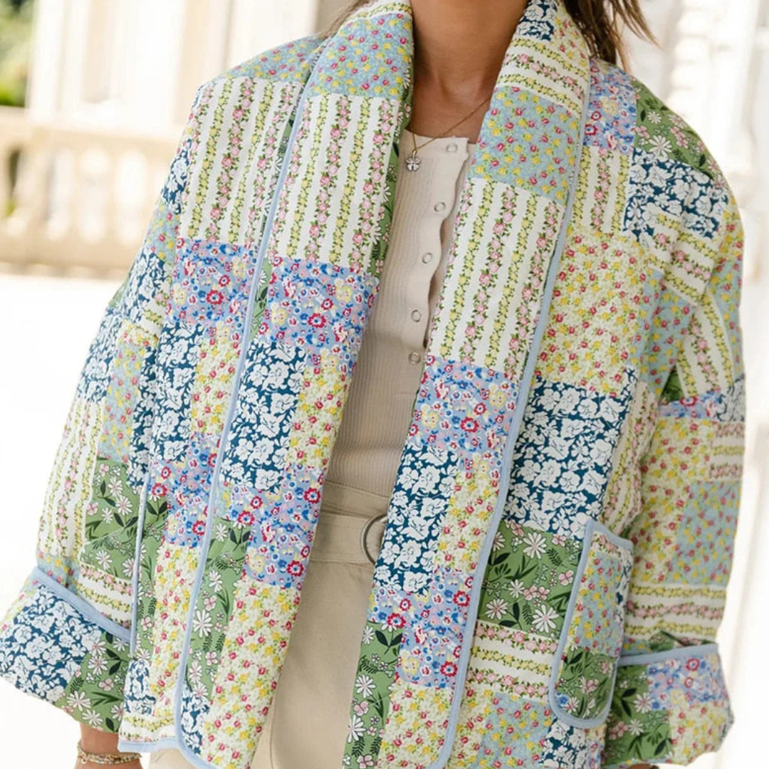 Veste en tissu Liberty, élégante et confortable pour l'automne-hiver