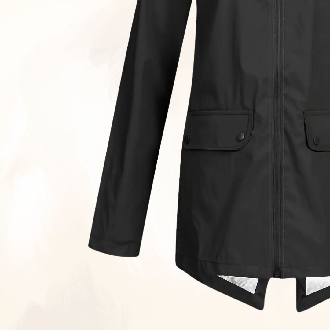 veste d'hiver imperméable en fourrure douce pour un confort élégant