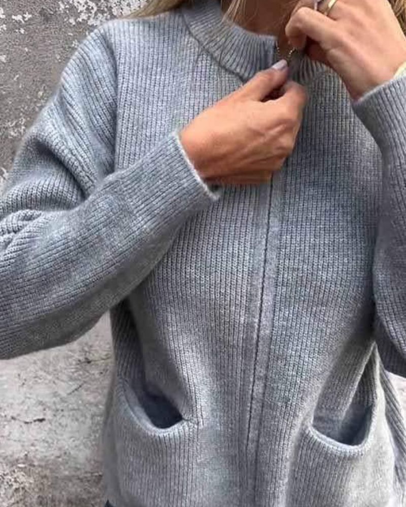 Cardigan d'automne en tissu doux, coupe confortable et élégante