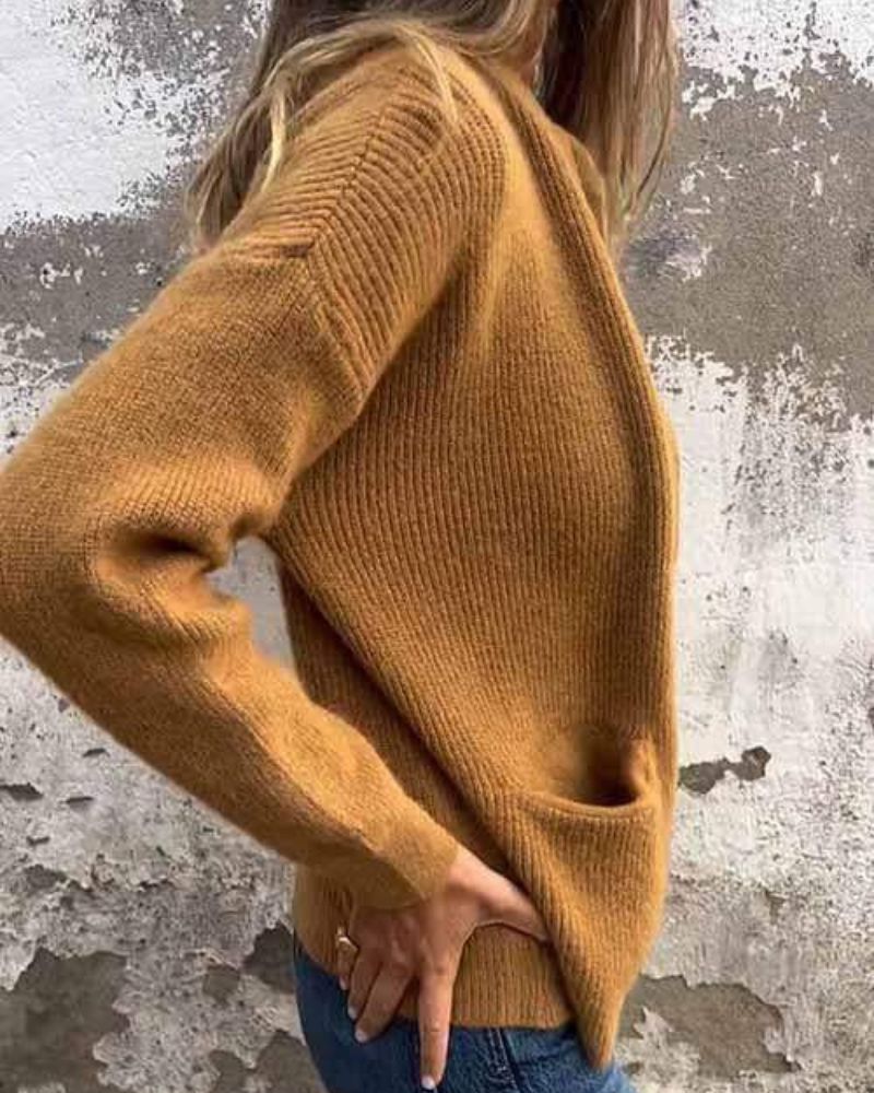 Cardigan d'automne en tissu doux, coupe confortable et élégante