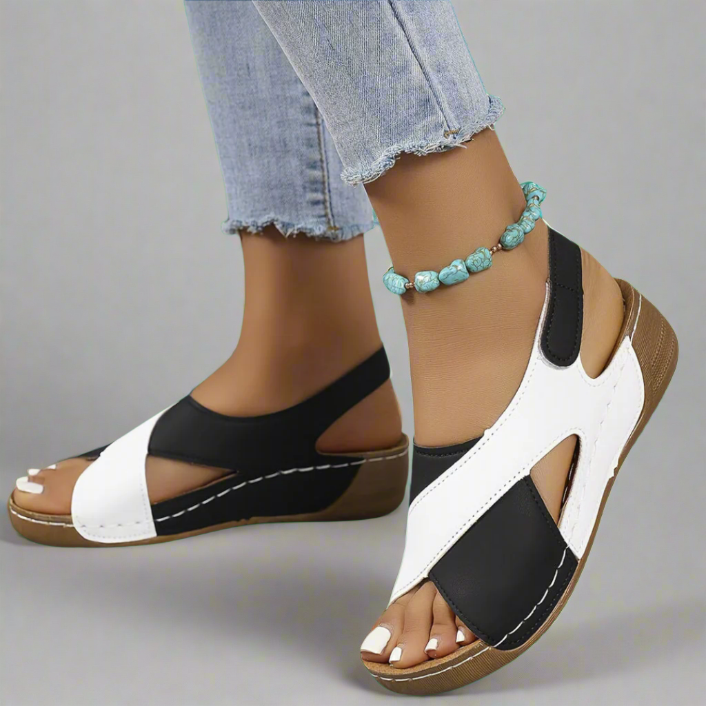 sandales orthopédiques en cuir pour un confort premium tout été