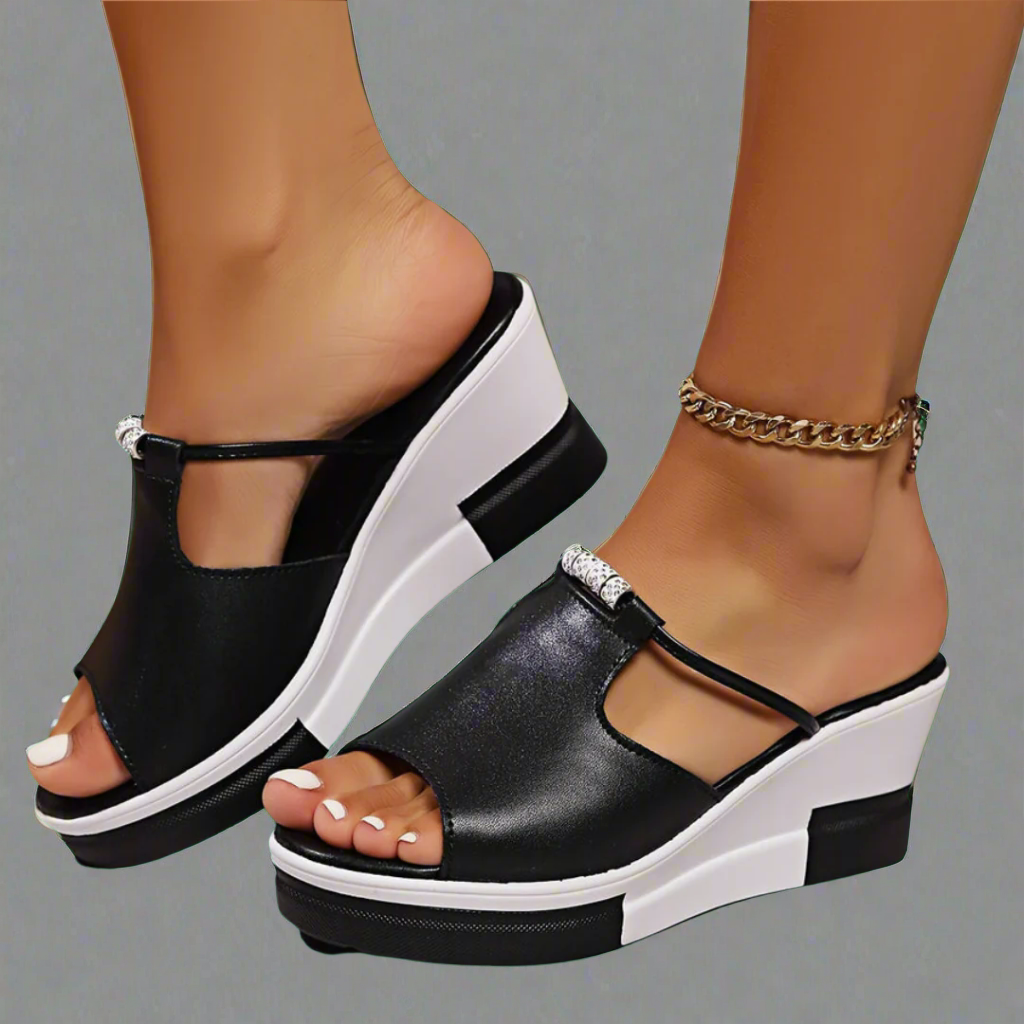 talons hauts orthopédiques en cuir pour un confort élégant toute l'année