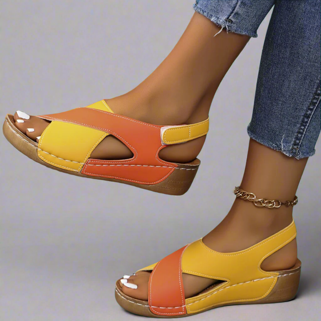 sandales orthopédiques en cuir pour un confort premium tout été