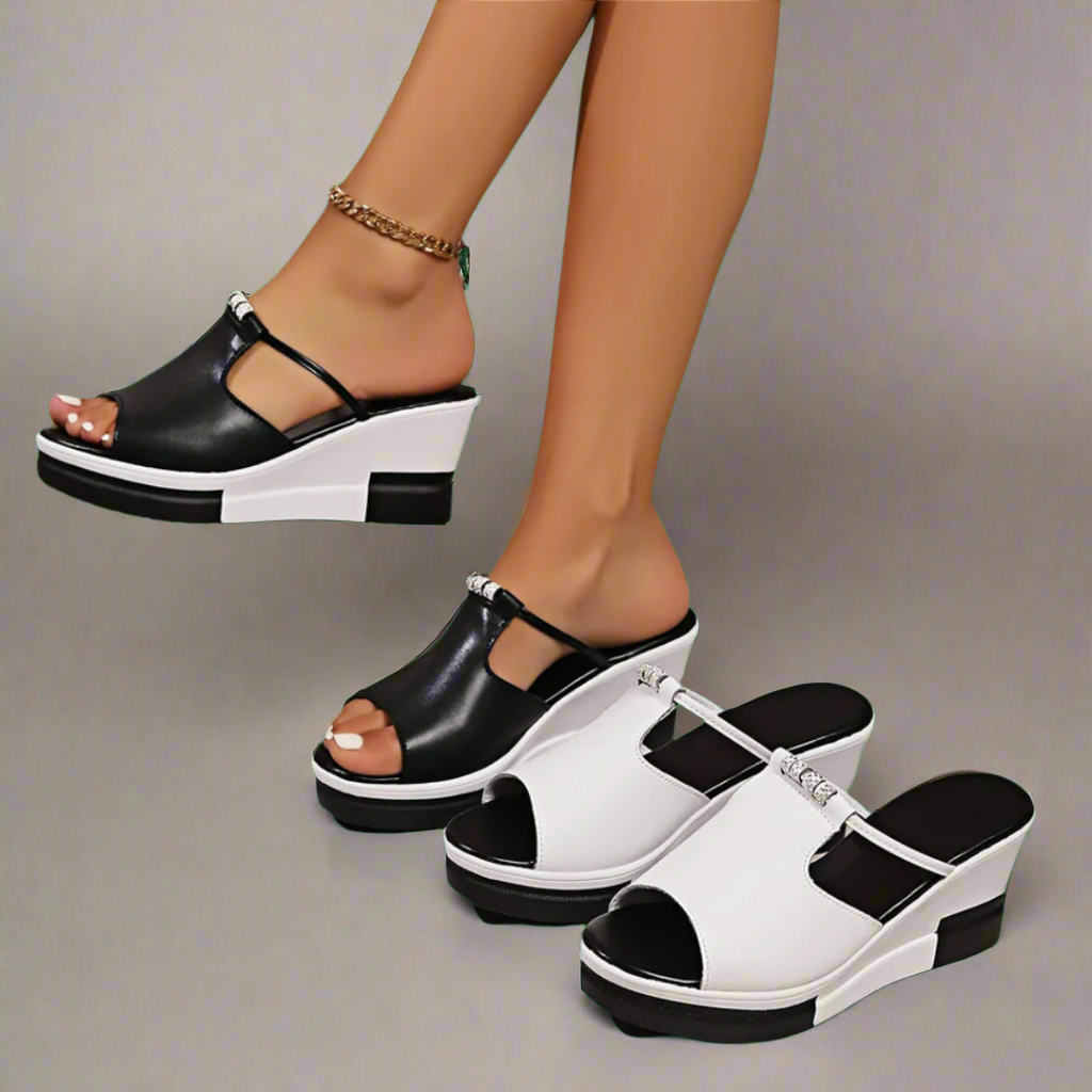 talons hauts orthopédiques en cuir pour un confort élégant toute l'année
