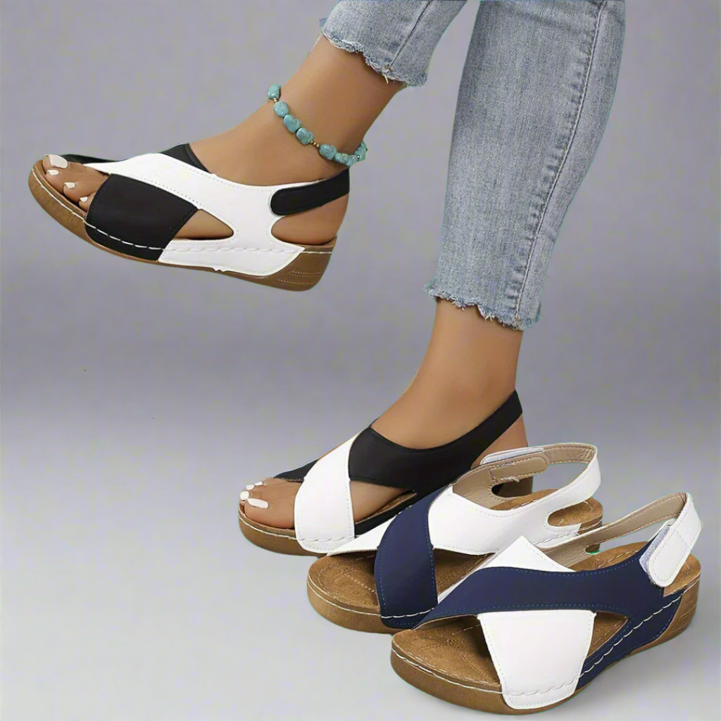 sandales orthopédiques en cuir pour un confort premium tout été