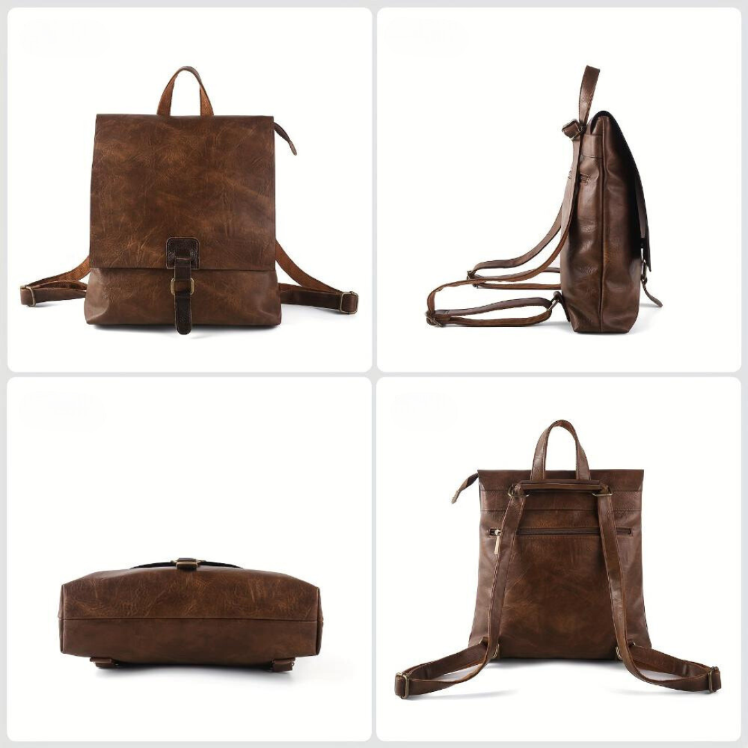 sac à dos vintage en matériau de qualité, confortable et pratique