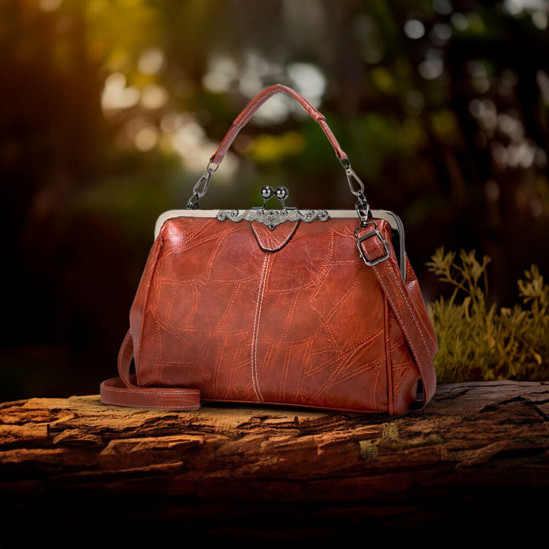 sac à main vintage en cuir, élégant et confortable pour toutes les occasions