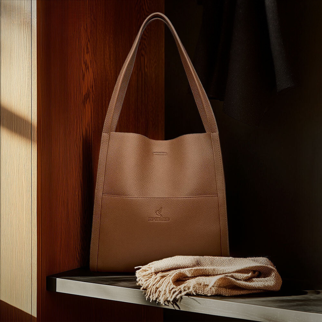 sac à main en cuir souple, confort et élégance intemporelle