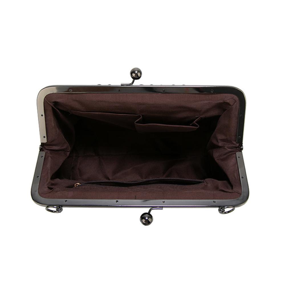 sac vintage en cuir de qualité avec fermeture à rabat élégante