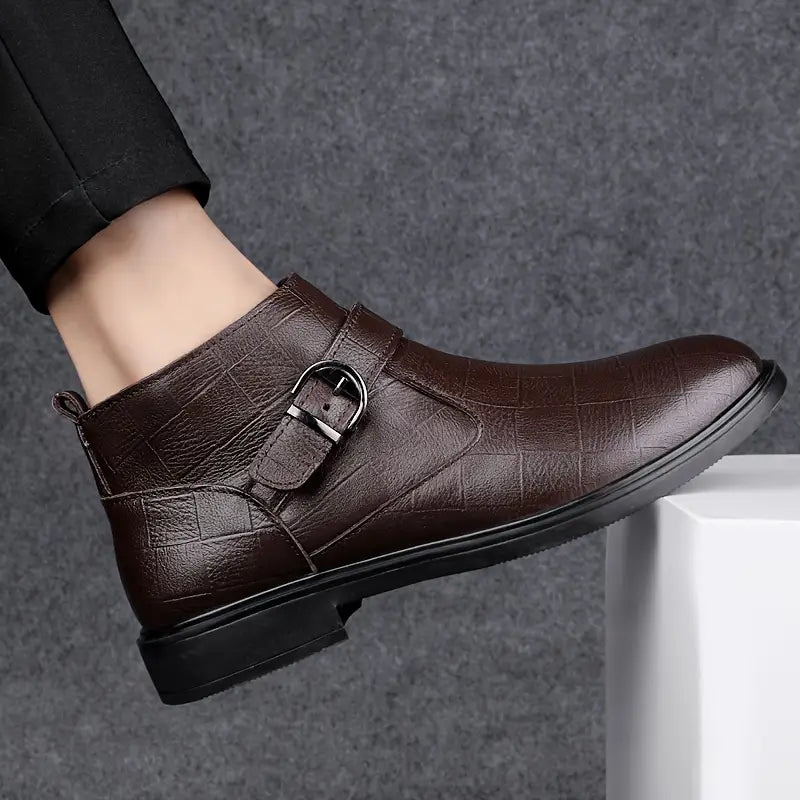 bottines en cuir ranger, confort et élégance pour l'automne-hiver
