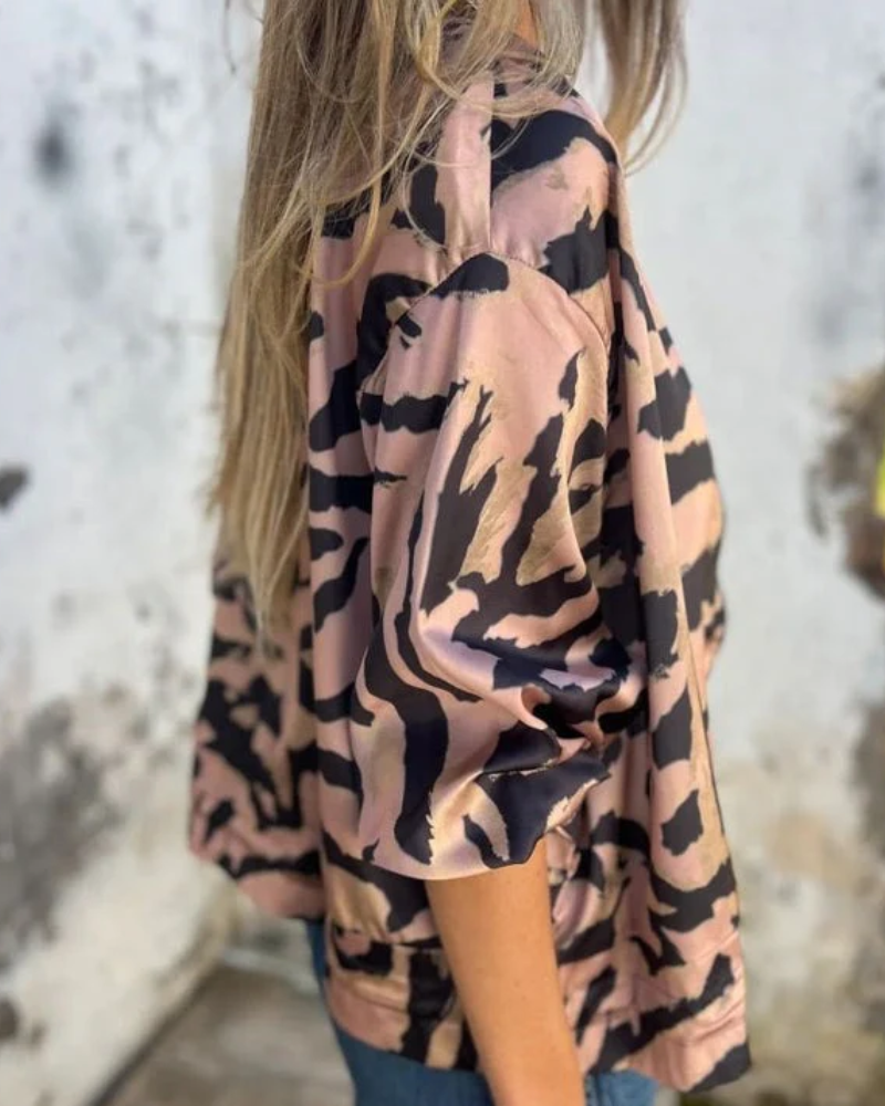 Veste bomber en tissu respirant pour un automne élégant et confortable
