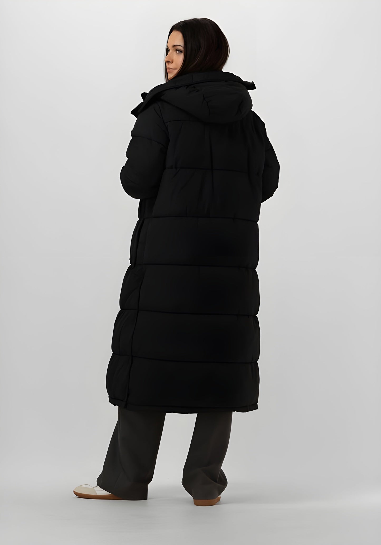 manteau d'hiver rembourré chaud en tissu doux et confortable