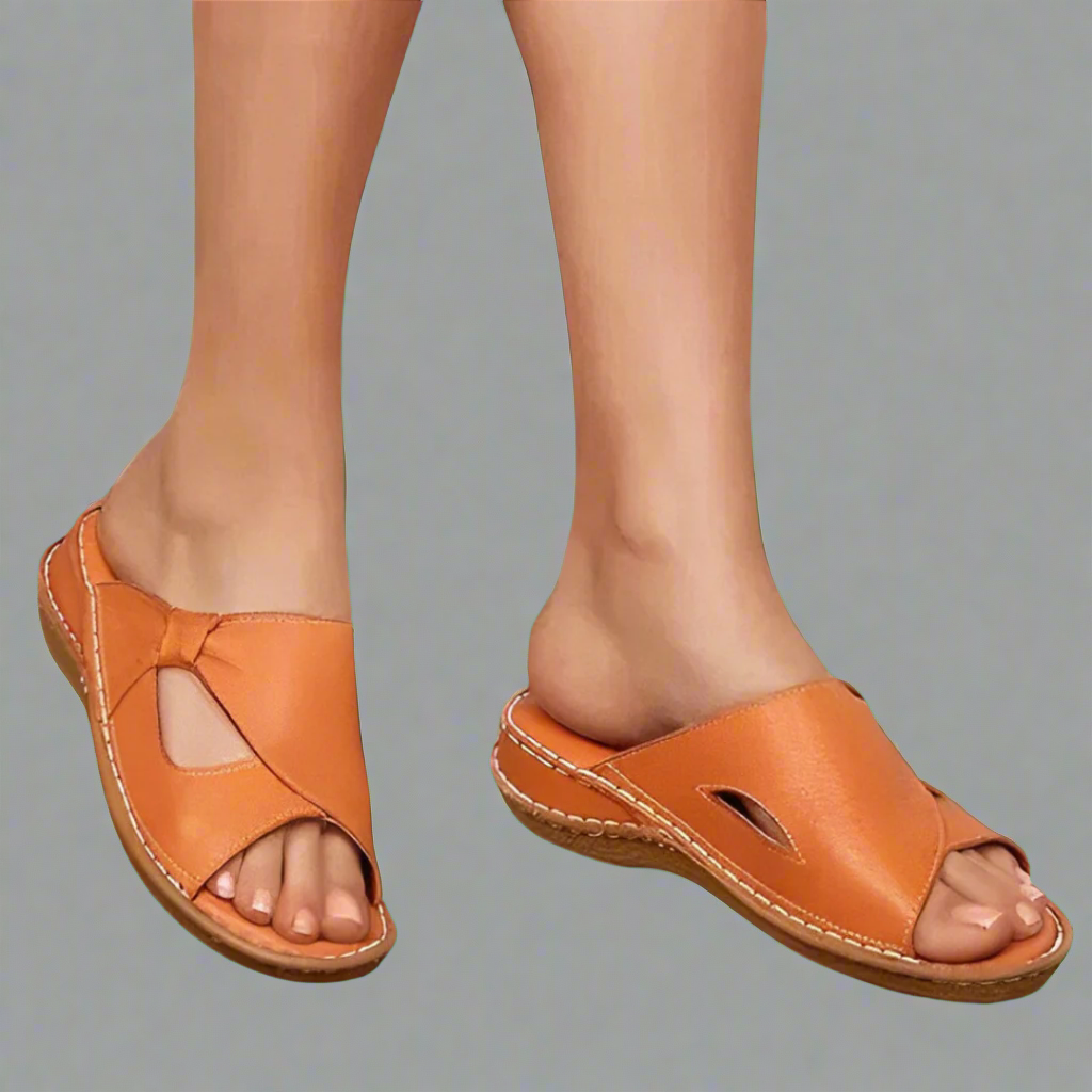 sandales orthopédiques en cuir, confort optimal pour l'été