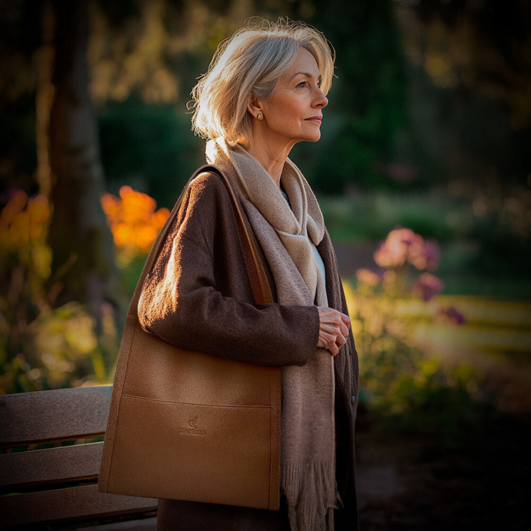 sac à main en cuir souple, confort et élégance intemporelle