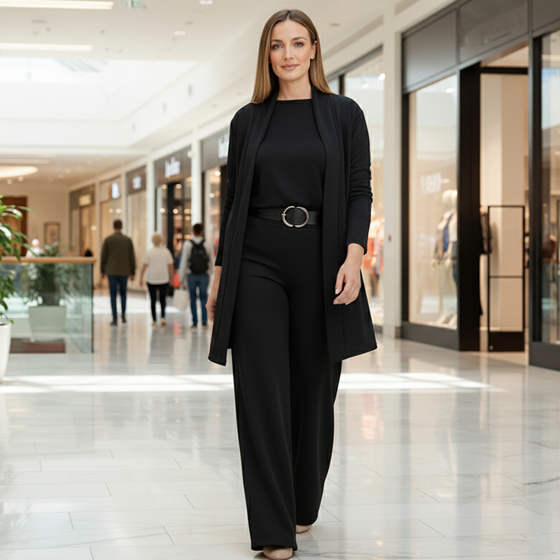 Ensemble trois pièces en luxe et confortable pour femmes