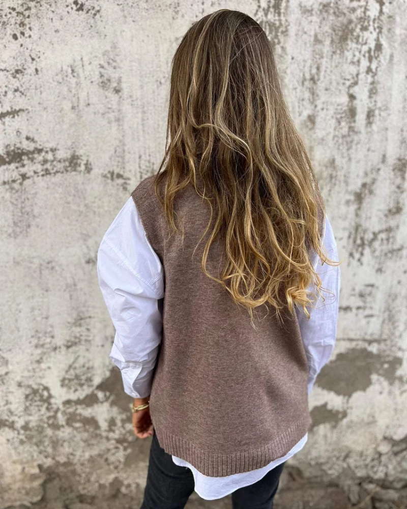 Cardigan en laine de qualité, confortable pour un automne élégant