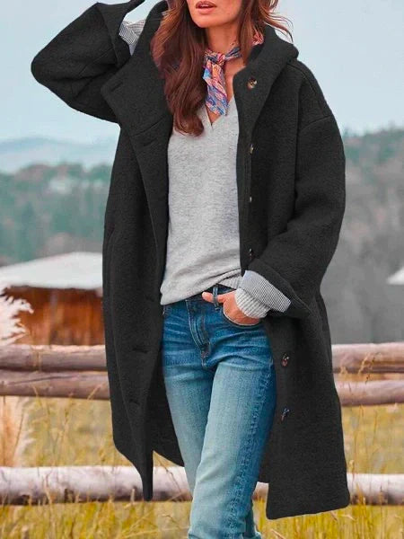 manteau long en laine pour un confort élégant en hiver