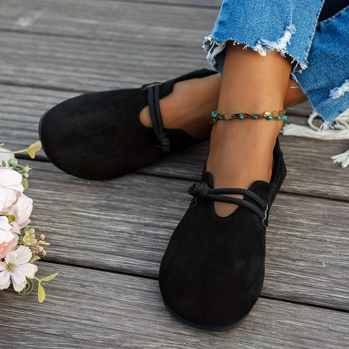 chaussures décontractées en matériau doux pour un confort élégant