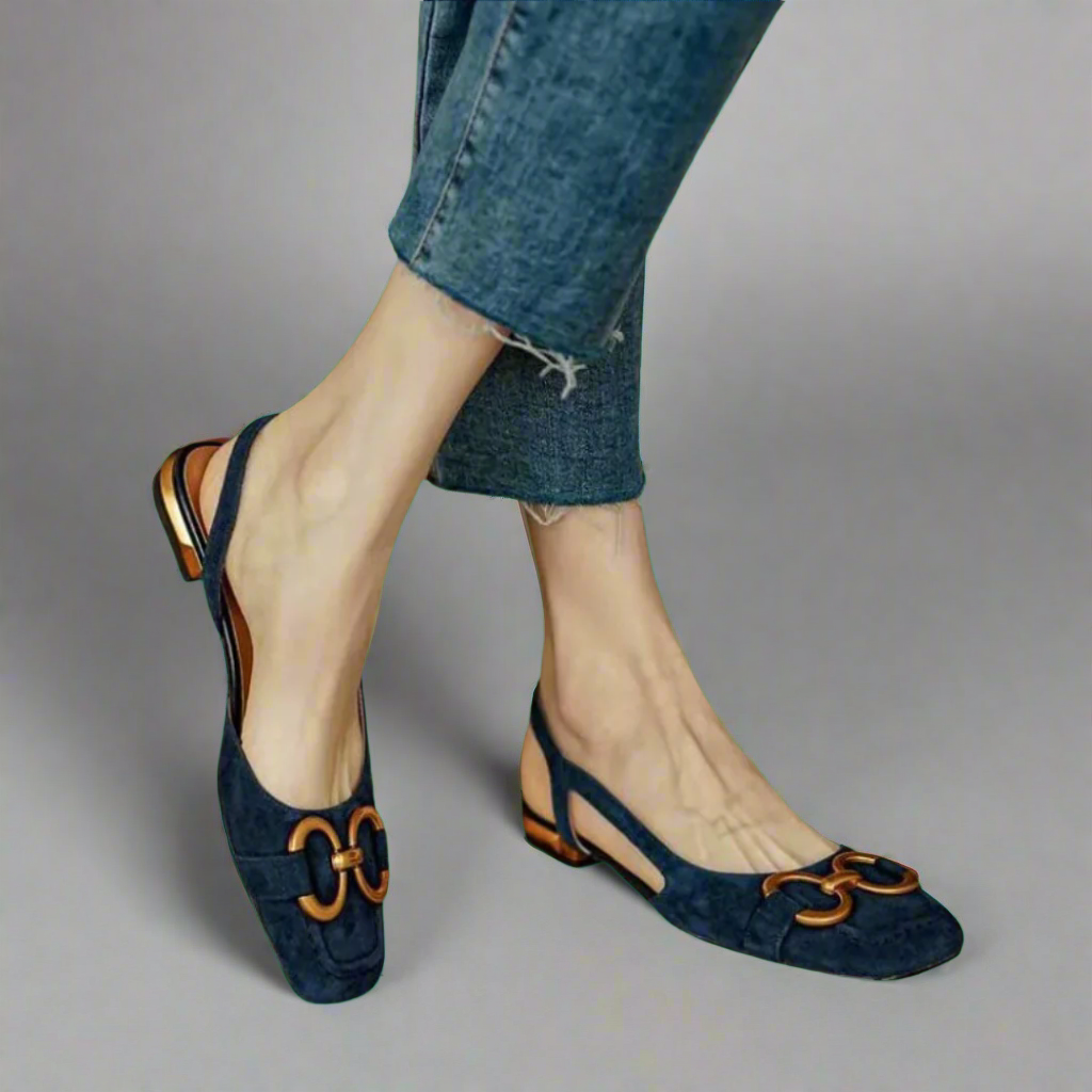 talons orthopédiques en cuir pour un confort élégant au quotidien