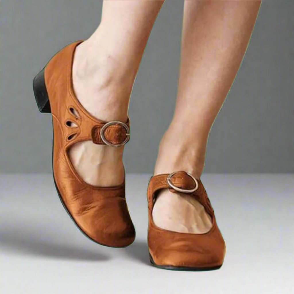 sandales orthopédiques en cuir avec semelle wedge confortable pour l'été