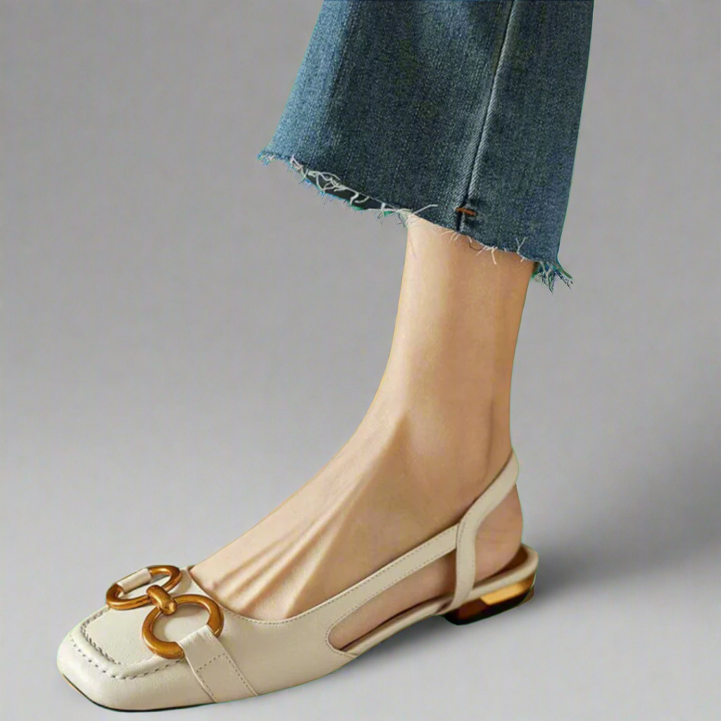 talons orthopédiques en cuir pour un confort élégant au quotidien