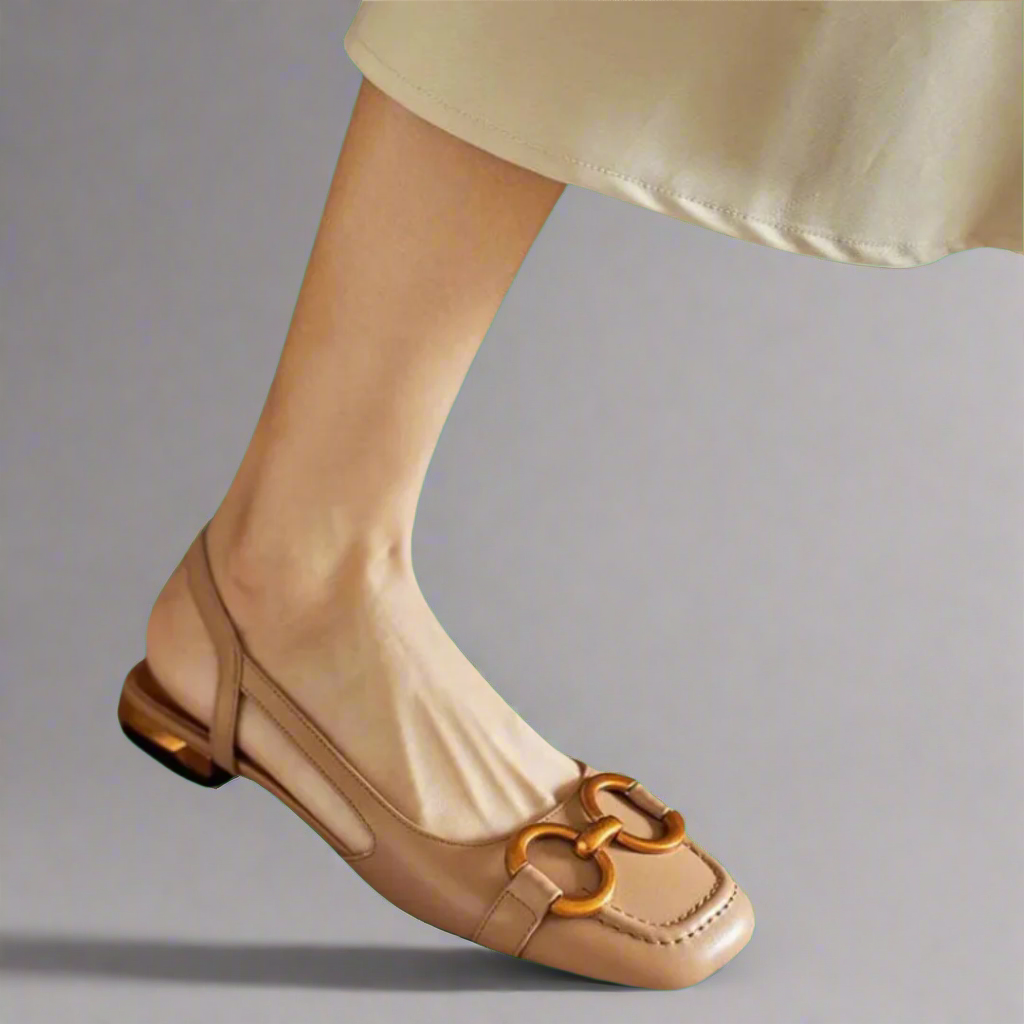 talons orthopédiques en cuir pour un confort élégant au quotidien