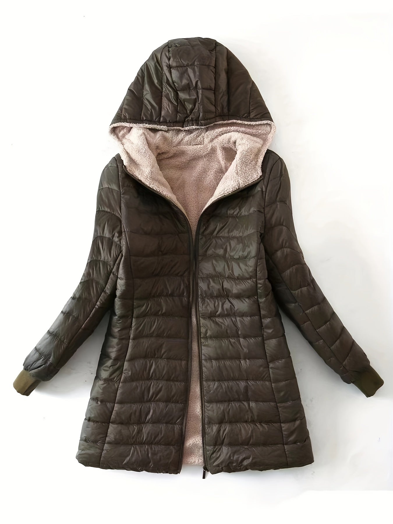 veste longue en tissu doux pour un style décontracté et élégant
