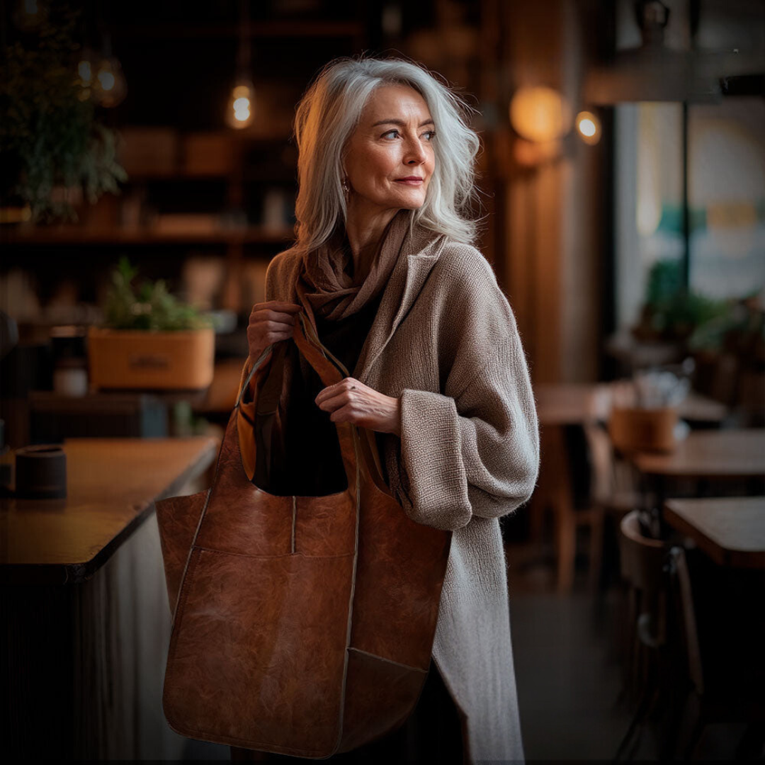 sac vintage en matériau de qualité, élégant et confortable