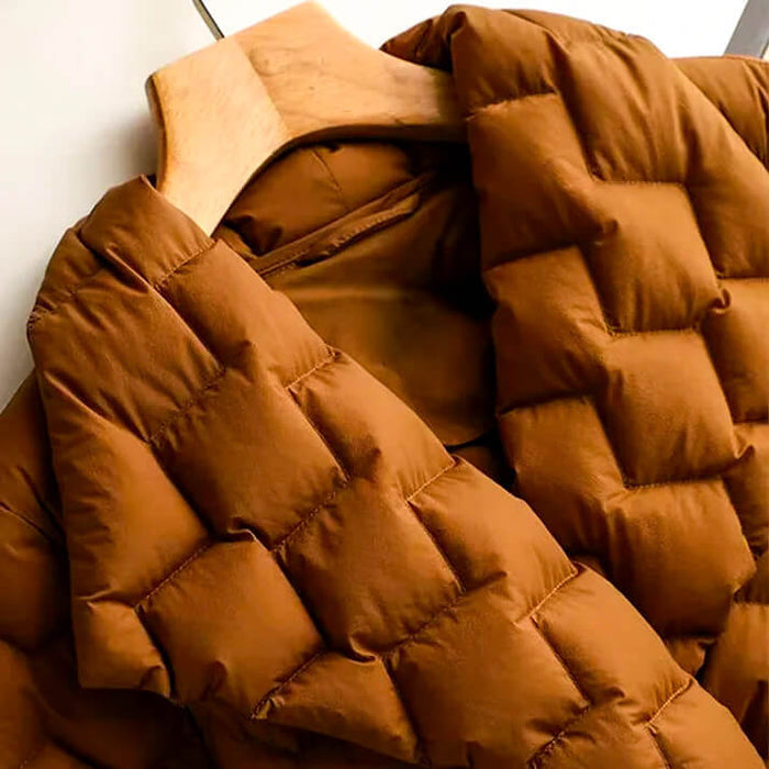 veste matelassée élégante en tissu doux pour un confort automnal