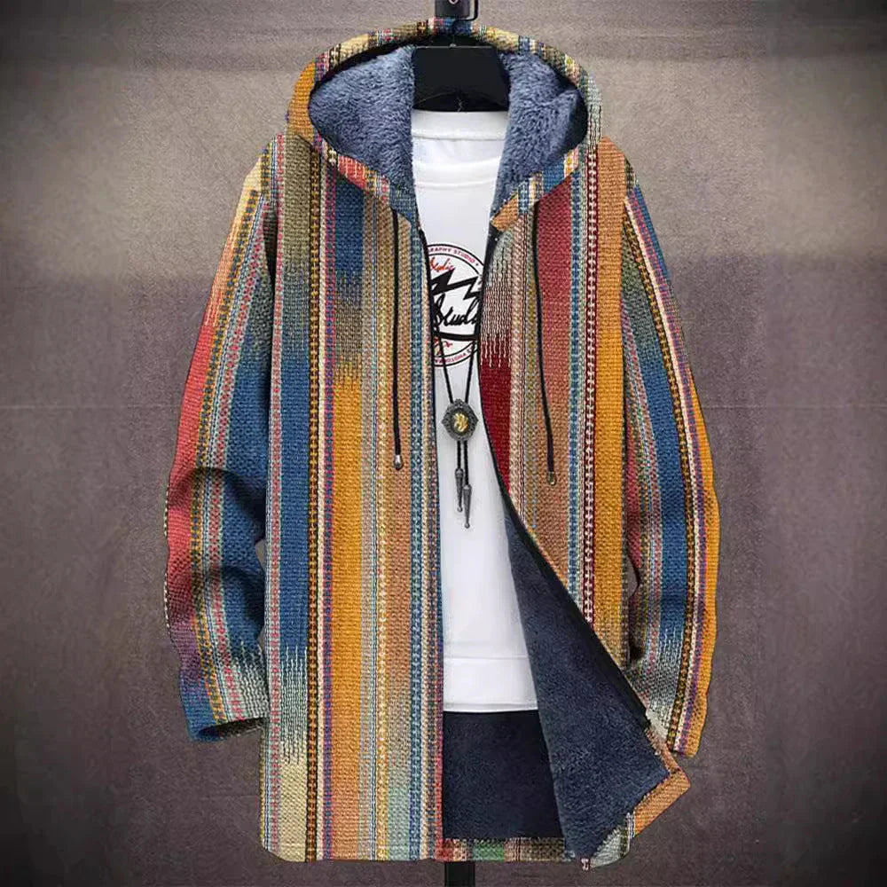 veste artistique imprimée en tissu léger pour un style intemporel