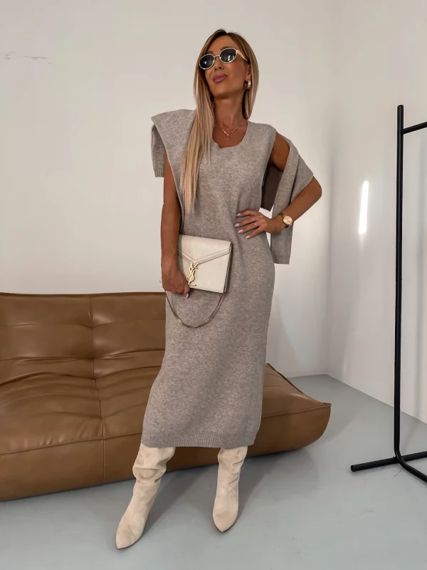 Ensemble élégant en tissu doux pour un automne/hiver confortable