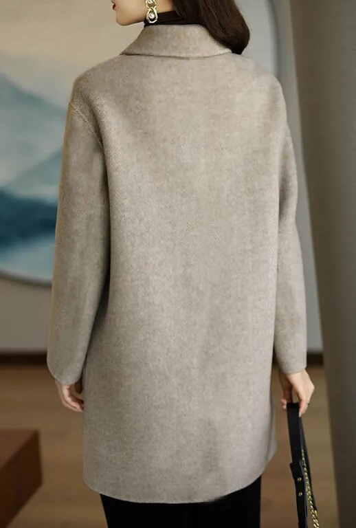 Veste en laine d'hiver pour un confort élégant et intemporel