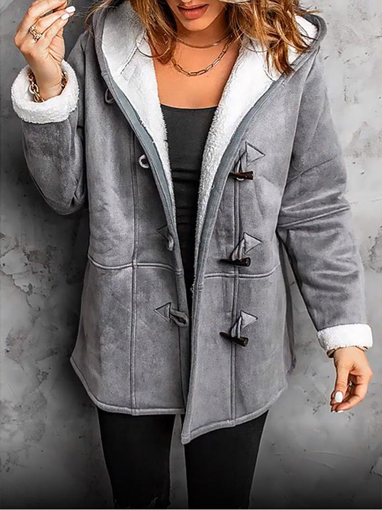 manteau d'automne en laine douce, élégant et confortable