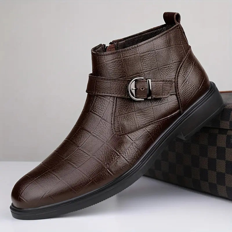 bottines en cuir ranger, confort et élégance pour l'automne-hiver