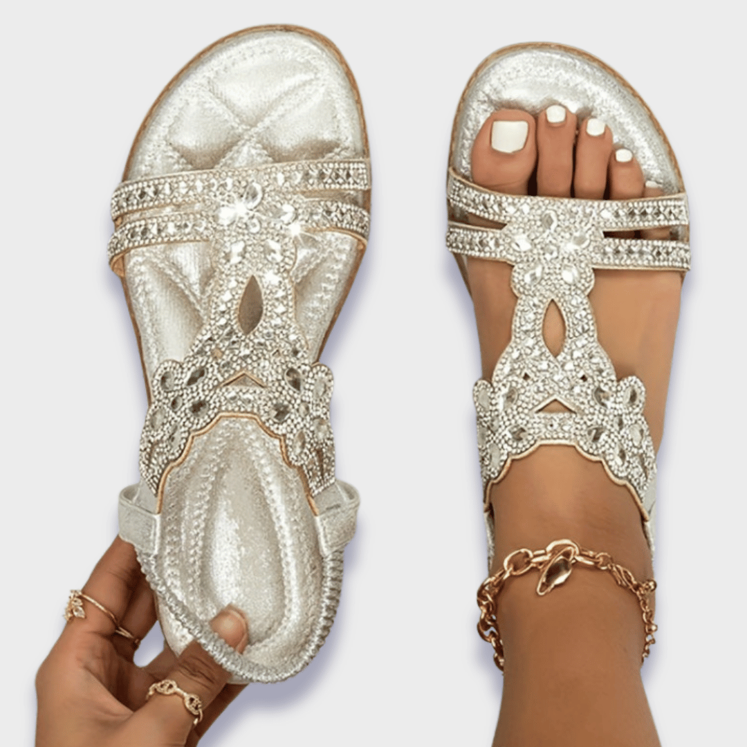 sandales boho orthopédiques en matériau premium pour un confort élégant