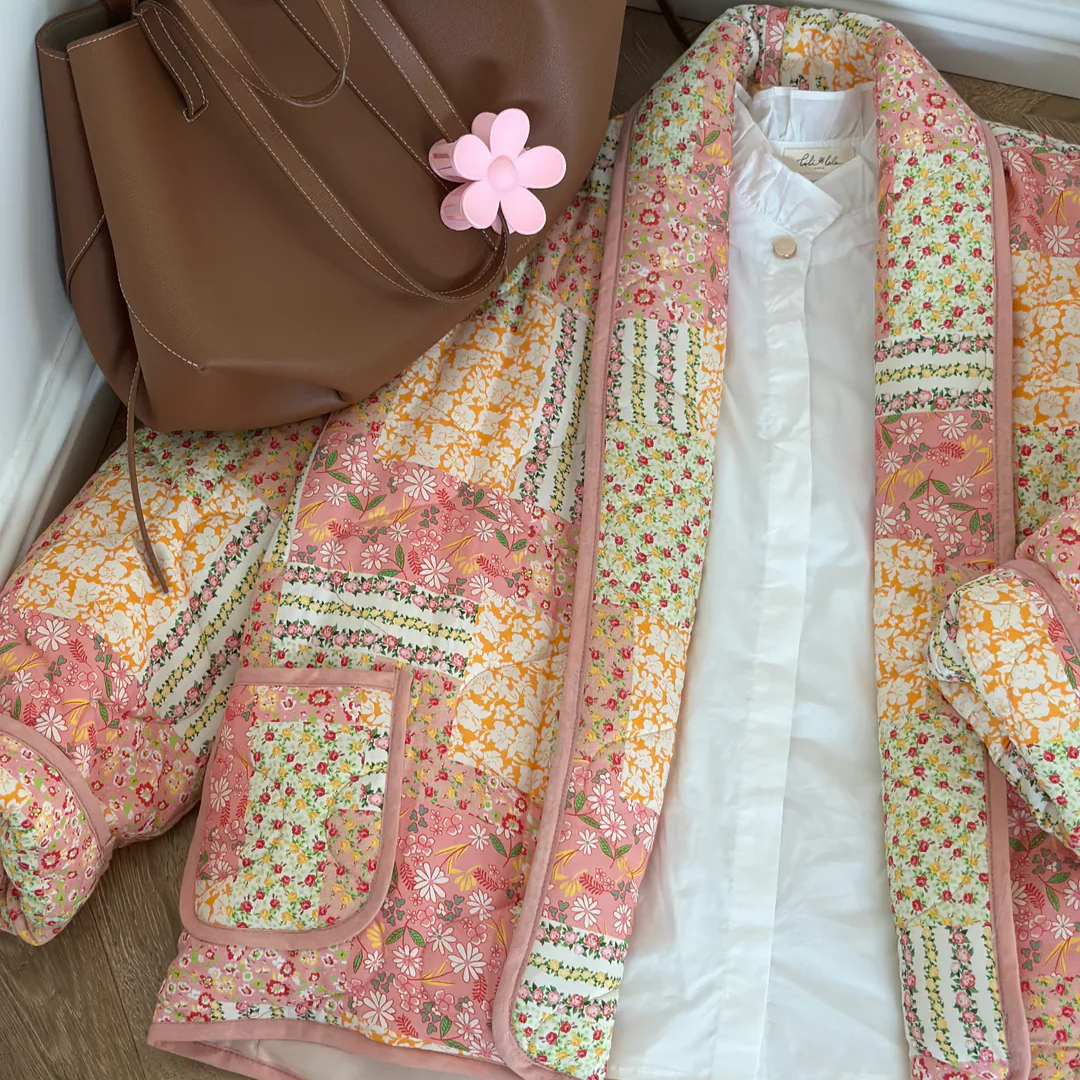 Veste en tissu Liberty, élégante et confortable pour l'automne-hiver