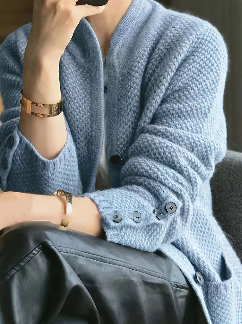 Cardigan en cachemire, confortable et intemporel pour l'automne