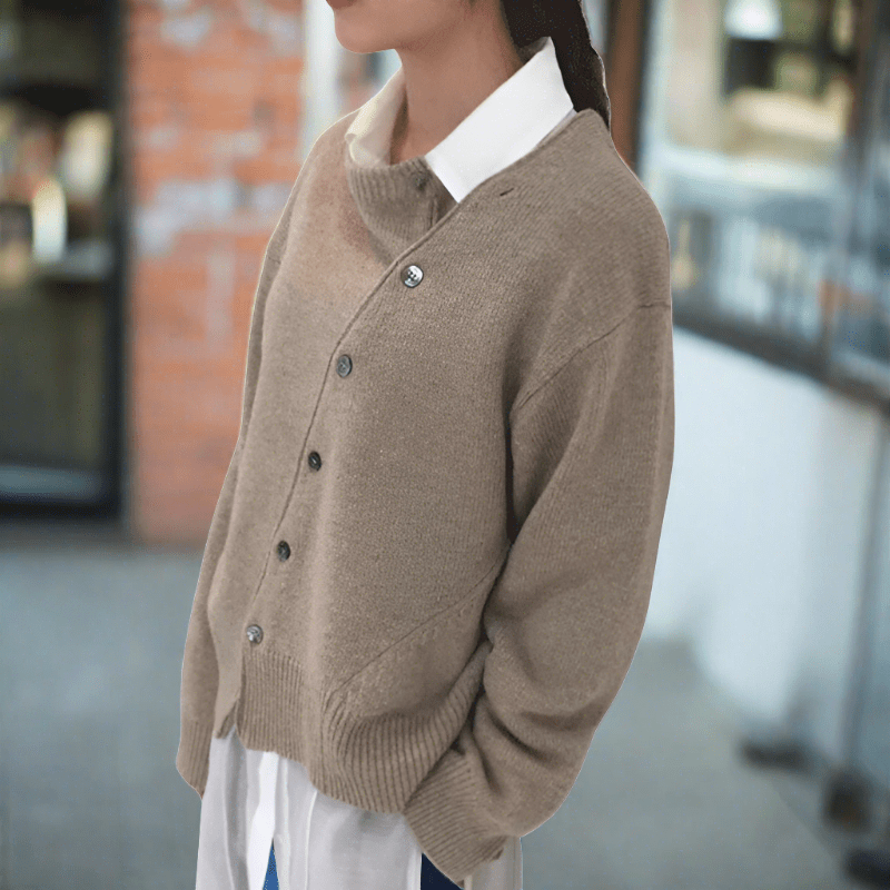 Veste élégante en tissu doux et de qualité pour un automne confortable
