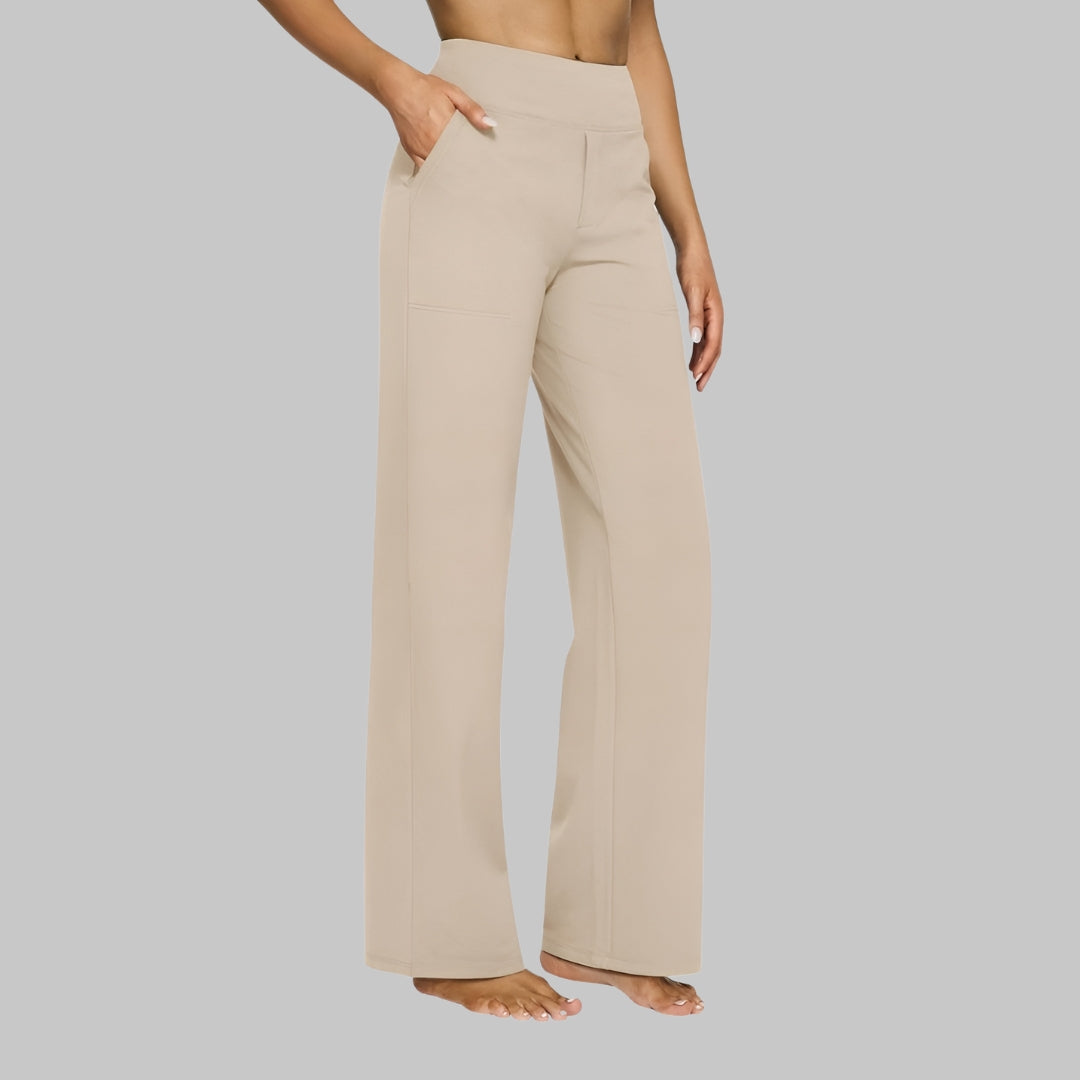 pantalon stretch en tissu de qualité pour un confort intemporel