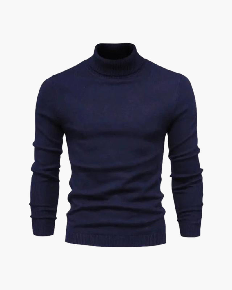 pull col roulé en laine mérinos, confort et élégance pour l'hiver
