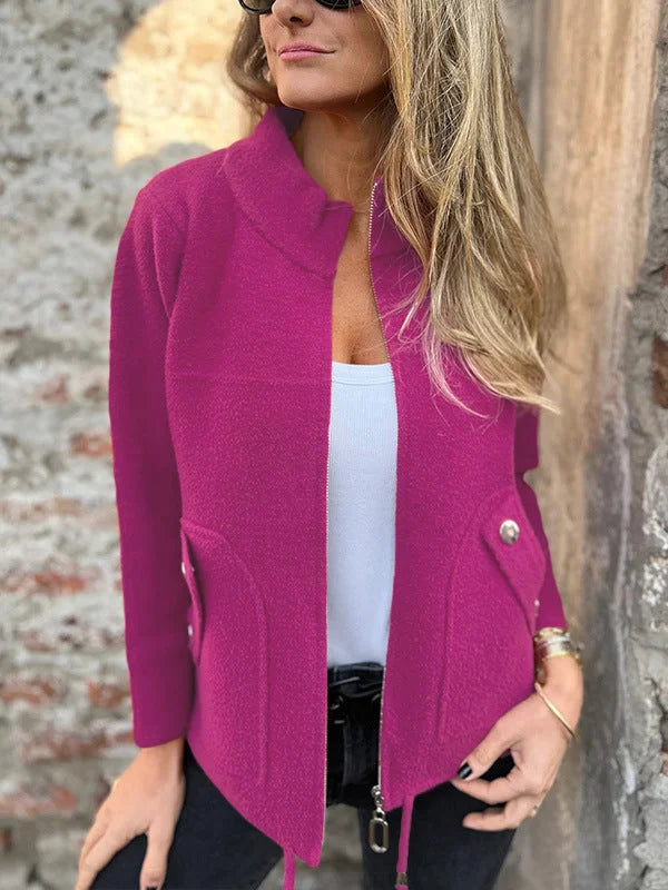 Manteau en tissu de qualité, confortable et intemporel pour l'automne