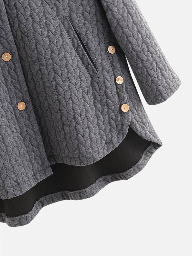 manteau d'hiver chaud en laine pour femmes, élégance intemporelle