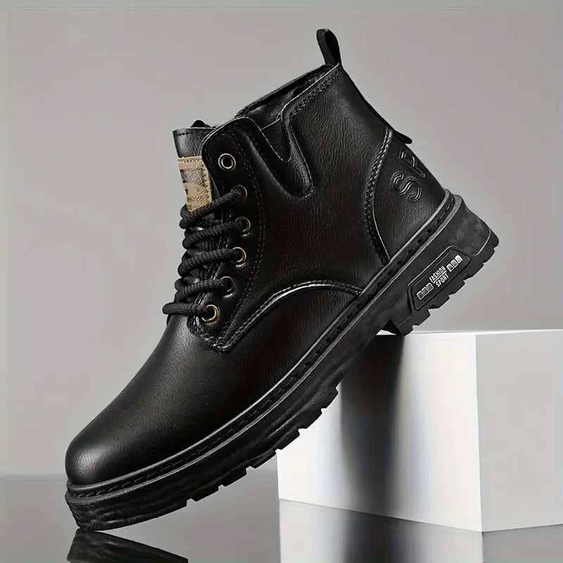 bottes casual en cuir, élégance intemporelle pour l'automne-hiver