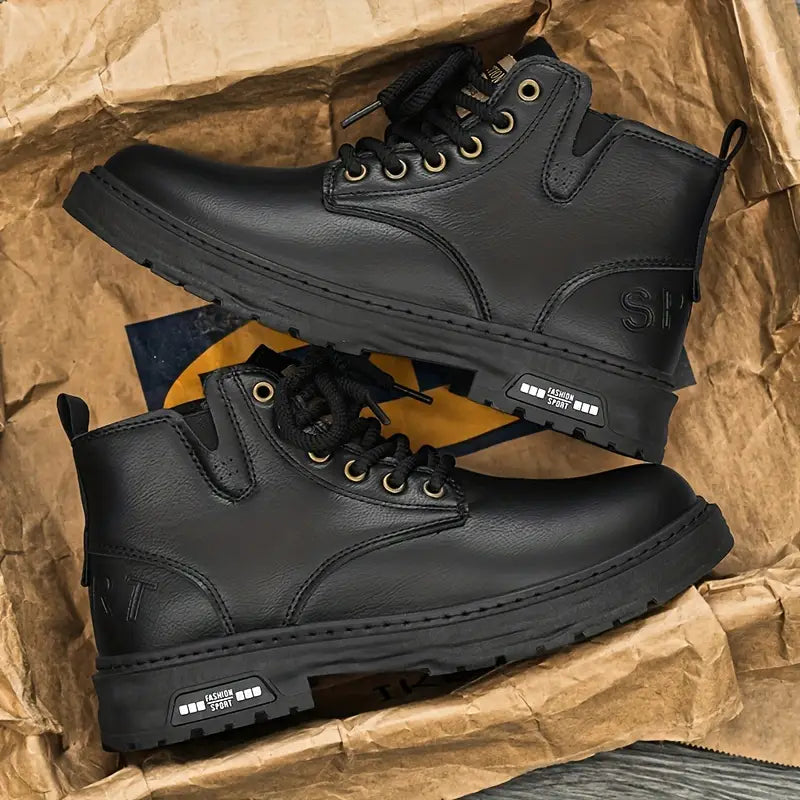 bottes casual en cuir, élégance intemporelle pour l'automne-hiver