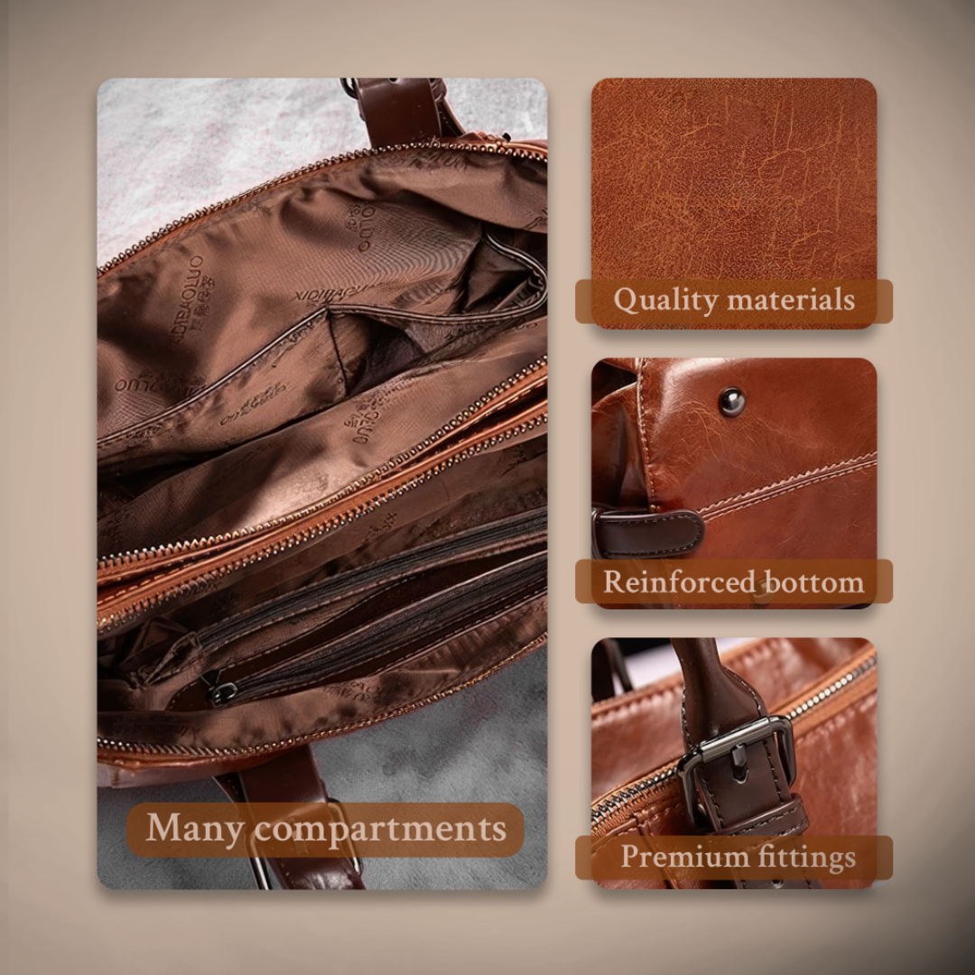 sac élégant en cuir de qualité, idéal pour toutes les saisons