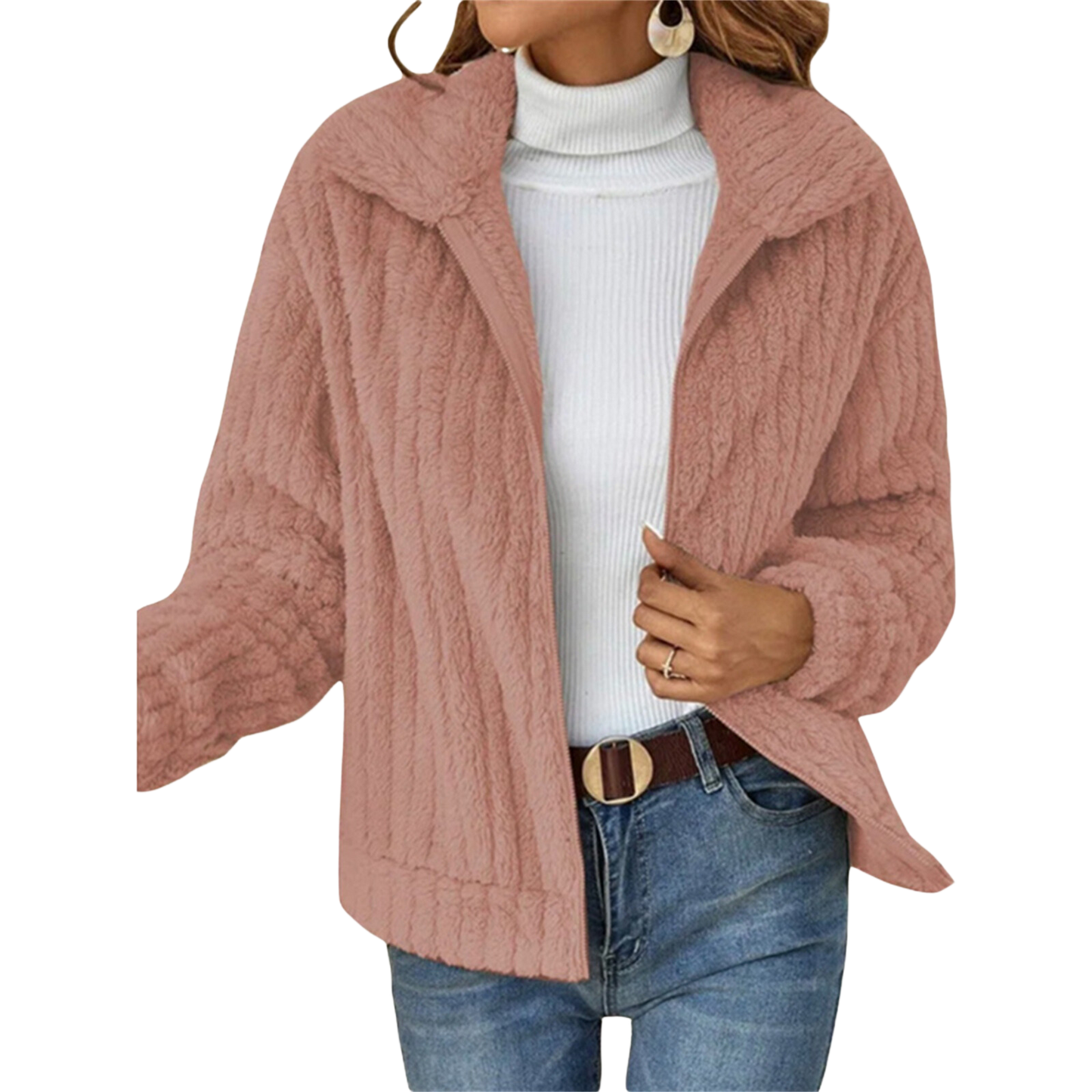 Manteau d'hiver en tissu haut de gamme pour un confort élégant