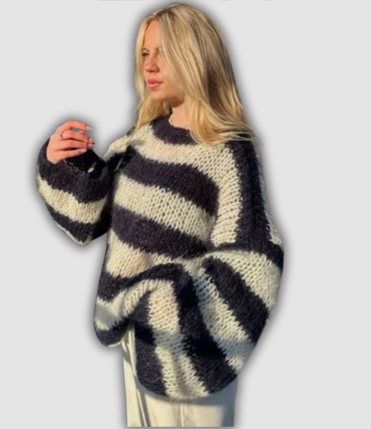 pull en tricot doux et élégant pour un confort intemporel en hiver